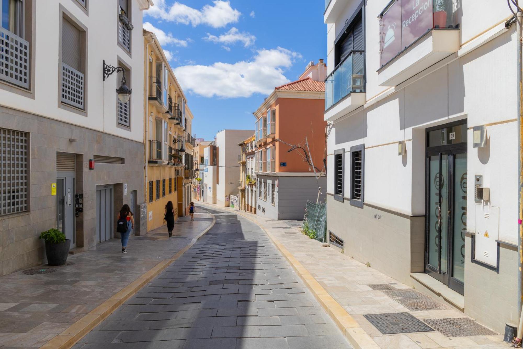 C56 - Studio With Amazing Terrace In The Centre Málaga Exterior foto